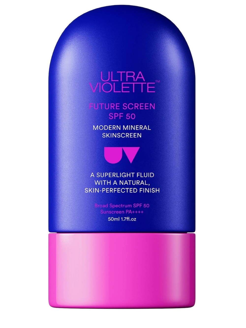 ULTRA VIOLETTE FUTURE SCREEN SPF 50 MINERAL SUNSCREEN NIB NEW NWT FULL SIZE